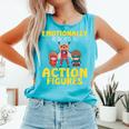 Action Figure Collector Comic Books Comfort Colors Tank Top Light Green