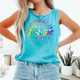 Anti Social Book Club Go Away I'm Reading Book Tie Dye Comfort Colors Tank Top Light Green
