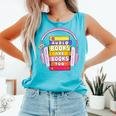 Audiobooks Are Books Too – Bookworm Nerd Reading Geek Comfort Colors Tank Top Light Green