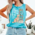 Book And Dog Lover Bookworm Reader Book Lover Comfort Colors Tank Top Light Green
