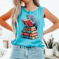 Book Reading Book Reader Manatees Sea Animal Sea Cow Manatee Comfort Colors Tank Top Light Green