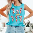 Bookmas Christmas Books Shirt Candy Cane Bookworm Comfort Colors Tank Top Light Green Bookmas Christmas Books Shirt Candy Cane Bookworm Comfort Colors Tank Top Light Green