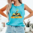 Books Tea Repeat Comfort Colors Tank Top Light Green
