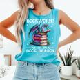 Bookworm Please I'm A Book Dragon Blue Dragon Comfort Colors Tank Top Light Green