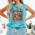 Buhurt Hourly Book Epic Knight Fight In Armor Buhurt Comfort Colors Tank Top Light Green