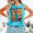 Cheetah Love Reading And Cheetahs Kids Bookworm Comfort Colors Tank Top Light Green Cheetah Love Reading And Cheetahs Kids Bookworm Comfort Colors Tank Top Light Green