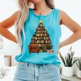 Christmas Tree Bookshelf Book Lover Library Comfort Colors Tank Top Light Green Christmas Tree Bookshelf Book Lover Library Comfort Colors Tank Top Light Green