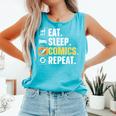 Comic Book Comic Stuff & Accessories -Adult Small Modern Letter Print Crew Collar Short Sleeve T-Shirt Comfort Colors Tank Top Light Green Comic Book Comic Stuff & Accessories -Adult Small Modern Letter Print Crew Collar Short Sleeve T-Shirt Comfort Colors Tank Top Light Green
