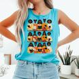 Educated Afro Women Girl Reading Book Future HBCU Grad Comfort Colors Tank Top Light Green