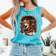 Fantasy Dragon Reading Book Lover Comfort Colors Tank Top Light Green