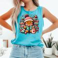Gingerbread Reading Book Lovers Christmas Bookworm Librarian Premium Comfort Colors Tank Top Light Green Gingerbread Reading Book Lovers Christmas Bookworm Librarian Premium Comfort Colors Tank Top Light Green