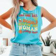The Girl With The Books Became The Woman Writing Them Comfort Colors Tank Top Light Green The Girl With The Books Became The Woman Writing Them Comfort Colors Tank Top Light Green
