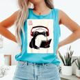 Grumpy Frog Books Music Kawaii Ink Japanese Comfort Colors Tank Top Light Green