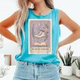 Hockey Romance Tarot Card Books Reader Cozy Reading Comfort Colors Tank Top Light Green Hockey Romance Tarot Card Books Reader Cozy Reading Comfort Colors Tank Top Light Green