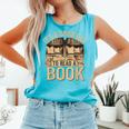 It’s a Good Day To Read a Book Lovers Library Reading Comfort Colors Tank Top Light Green
