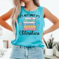It's Not Smut It's Literature Dark Romance Smutt Book Lover Comfort Colors Tank Top Light Green
