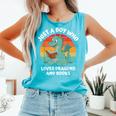 Just A Boy Who Loves Dragons And Books Kids Toddler Baby 5T Comfort Colors Tank Top Light Green Just A Boy Who Loves Dragons And Books Kids Toddler Baby 5T Comfort Colors Tank Top Light Green