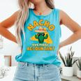Nacho Average Accountant Accounting Book Keeper Joke Comfort Colors Tank Top Light Green