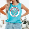 North Pole Book Club Shirt Candy Cane Christmas Comfort Colors Tank Top Light Green