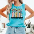 Occupational Therapy Wildflower Book OT Therapist Assistant Comfort Colors Tank Top Light Green Occupational Therapy Wildflower Book OT Therapist Assistant Comfort Colors Tank Top Light Green