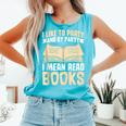 I Like To Party And By Party I Mean Read Books Comfort Colors Tank Top Light Green I Like To Party And By Party I Mean Read Books Comfort Colors Tank Top Light Green