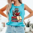 Raccoon Reading Books Matching Bookworm Readers Librarian Comfort Colors Tank Top Light Green Raccoon Reading Books Matching Bookworm Readers Librarian Comfort Colors Tank Top Light Green