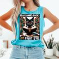 Read Banned Books Drink Coffee Fight Evil Book Reader Lovers Comfort Colors Tank Top Light Green Read Banned Books Drink Coffee Fight Evil Book Reader Lovers Comfort Colors Tank Top Light Green
