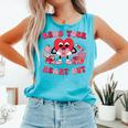 Read Your Heart Out Valentines Day Teachers Book Lovers Comfort Colors Tank Top Light Green