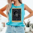 The Reader Tarot Card Mystic Dragon Book Magic Comfort Colors Tank Top Light Green