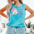 Rowdy 'Bout Books Cowboy Lovers Comfort Colors Tank Top Light Green