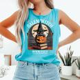 Salem Witch Book Club All Witches Welcome Halloween Reading Comfort Colors Tank Top Light Green