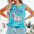 Smut Goblin Reading Club Book Lover Dark Academia Comfort Colors Tank Top Light Green
