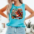Squirrel Reading a Book Lover Bookworm Comfort Colors Tank Top Light Green Squirrel Reading a Book Lover Bookworm Comfort Colors Tank Top Light Green