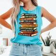 History Month Dream Like Martin Books Men Women Kids Comfort Colors Tank Top Light Green