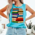 History Month Educated Black Leaders Reading Books Comfort Colors Tank Top Light Green