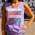 Ban Liars And Crooks Not History And Books Comfort Colors Tank Top Lagoon