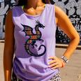 Book Lover Bookworm Reading Books Dragon Comfort Colors Tank Top Lagoon