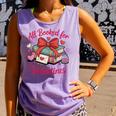 All Booked For Valentines Book Lover Teachers Comfort Colors Tank Top Lagoon