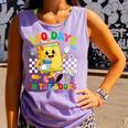 Cute 100 Days In The Books Groovy Boy Girl Teacher Comfort Colors Tank Top Lagoon