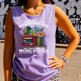 Happiness More Books Read Reading Librarian Men Women Kids Comfort Colors Tank Top Lagoon