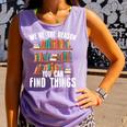 Librarian Reading Books Lover Library Comfort Colors Tank Top Lagoon