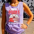 Maybe Books Are Addicted To Me Reading Present Comfort Colors Tank Top Lagoon