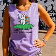 Next Stop Library Reading Book Comfort Colors Tank Top Lagoon