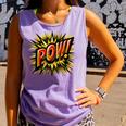 POW Comic Book Retro Artwork – Cartoon Collector Comfort Colors Tank Top Lagoon