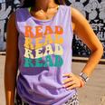Read Read Read Read Book Lover Reading Bookworm Reader Comfort Colors Tank Top Lagoon