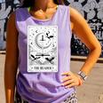 The Reader Tarot Card Bookworm Books Lover Dragon Librarians Comfort Colors Tank Top Lagoon