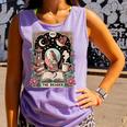 The Reader Tarot Card Shirt Bird Book Lover Bookworm Comfort Colors Tank Top Lagoon
