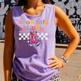 Retro Library Book Fair Queen School Reading Girls Women's Comfort Colors Tank Top Lagoon