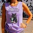 At Times I Think To Myself Drop The Book And Get Stuff Done Comfort Colors Tank Top Lagoon