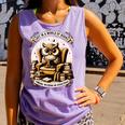 Wise Owl Reading Books Comfort Colors Tank Top Lagoon Wise Owl Reading Books Comfort Colors Tank Top Lagoon